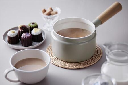 鍋 ミルクパン14cmMLKP-14ウォームグレー