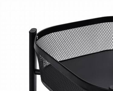 ワゴン マルチワゴン 角型3段MUW-S3ブラック