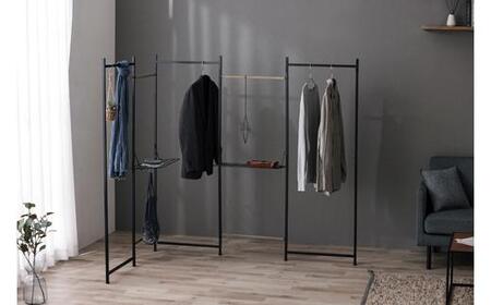 物干し　折りたたみ　物干し　５連タイプ　OTM-250R　ブラック