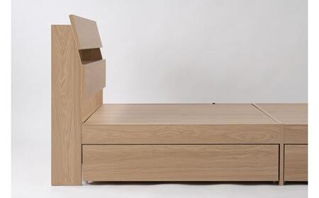 ベッド 収納ベッド STBS-D ナチュラル