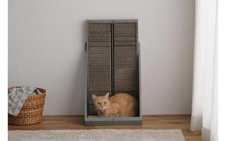 猫　爪とぎ　やすり付き爪とぎ　P-YT650　ブラウン