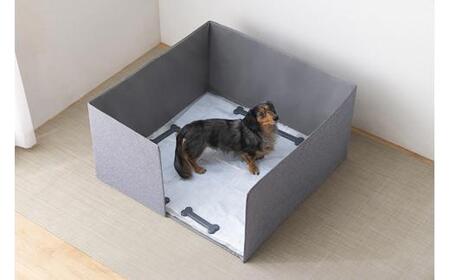 ペット トイレ サークル PTC-N8040 グレー