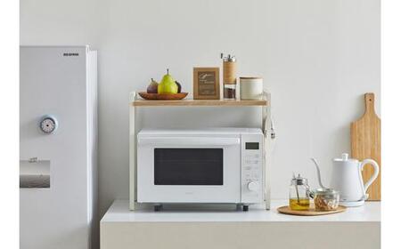 レンジ上ラック RRN-532 ライトナチュラル/ホワイト