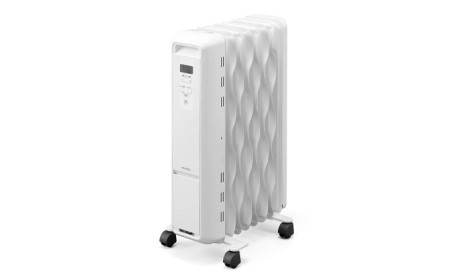 ウェーブ型オイルヒーター マイコン式 IWH2-1208M-W ホワイト