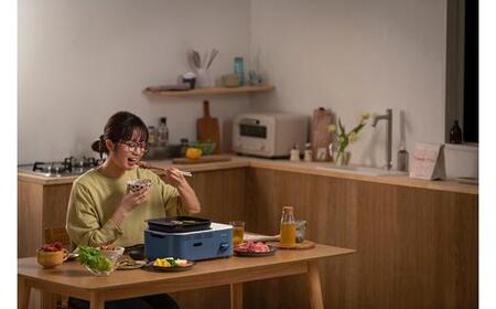 減煙焼肉マルチカセットコンロIGC-GYNT1-Aアッシュネイビー