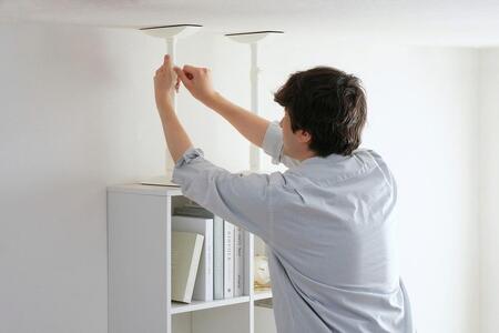 家具転倒防止伸縮棒Mサイズ KTB-40R 4本セット