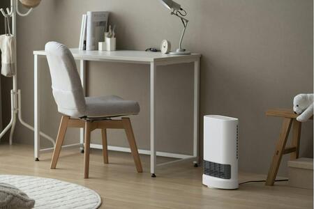 大風量セラミックファンヒーター 首振りメカ式 1200W ACH-LDSW12A-W ホワイト アイリスオーヤマ｜左右 温度2段階設定 軽量 コンパクト 転倒時電源OFF ヒーター