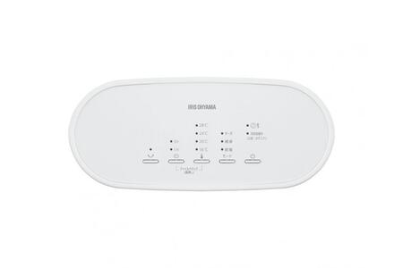 大風量セラミックファンヒーター 首振り 室温センサー付 1200W ACH-LTSW12A-W ホワイト アイリスオーヤマ｜左右 温度4段階設定 運転3モード 軽量 コンパクト 転倒時電源OFF　チャイルドロック ヒーター