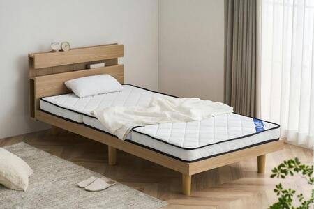 マットレス シングル 三つ折りポケットコイル厚さ10cm アイリスオーヤマ 体圧分散 折りたたみ 寝心地 快適 軽量  PMTS10H-3S ホワイト