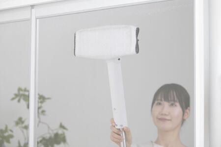 電動フロアワイパー コードレス 高速前後振動(約1,500回) 2モード 自立式 USBケーブル充電 アイリスオーヤマ 家電 電化製品 家庭用 SWD-B-W ホワイト