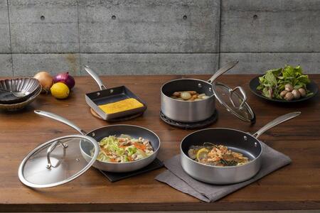 フライパンセット ダイヤモンドグレイス　６点セット　DG-SE6　シルバー