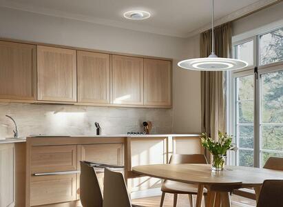 照明 LEDペンダントライト パネルライト 昼光色 PLP6D-D ホワイト