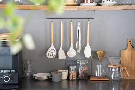 調理器具 キッチンツール11点+スタンドセット KT-11SS グレージュ