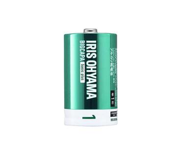 乾電池 BIGCAPA basic plus アルカリ乾電池 単1形2本パック LR20Bbp/2S