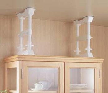 防災 家具転倒防止伸縮棒Ｓ SP-30W ホワイト