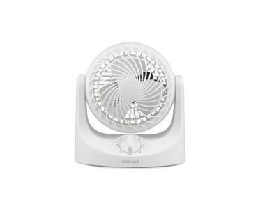 サーキュレーター 卓上扇マカロンミニ固定式 TAF-MKM10N-W ホワイト