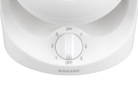 サーキュレーター 卓上扇マカロンミニ固定式 TAF-MKM10N-W ホワイト