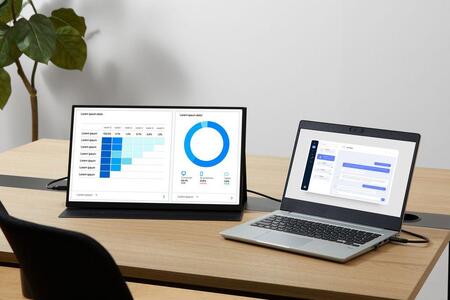ポータブルモニター  18.5インチ FHD LUCA  18.5inch アイリスオーヤマ スタンドカバー付 ブラック スリム 軽量 大画面 薄型 液晶 高画質 DP-EF184S-B ブラック