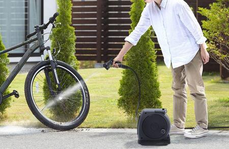 フルカバーホースリールＪＥＴ　１０Ｍ FHJー10 ダークグレー/ブラック