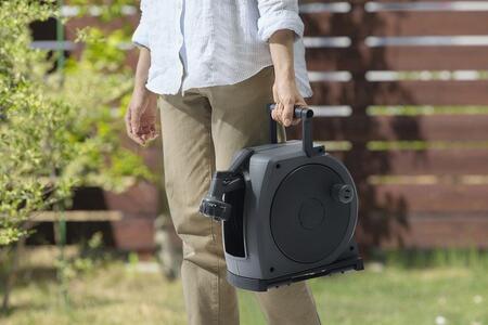 フルカバーホースリールＪＥＴ　１５Ｍ FHJｰ15 ダークグレー/ブラック