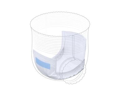 【60枚入り×2パック】大人用 パッド リフィール　快適下着用　尿とりパッド　２回吸収　６０枚入 NAD-PD35-60