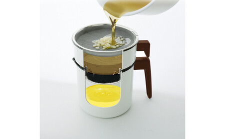 活性炭オイルポット900ml カートリッジ1個付 H-OP900 ホワイト