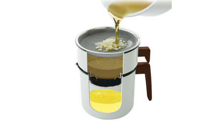 活性炭オイルポット１２００ｍｌ　カートリッジ1個付　H-OP1200　ホワイト