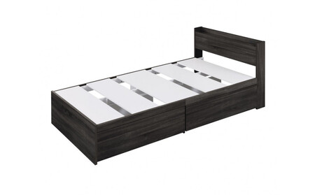 ベッド  収納ベッド宮付き DSBM-S ブラック