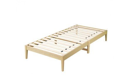 ベッド 組立簡単すのこベッド ヘッドレス ESB01-S ナチュラル