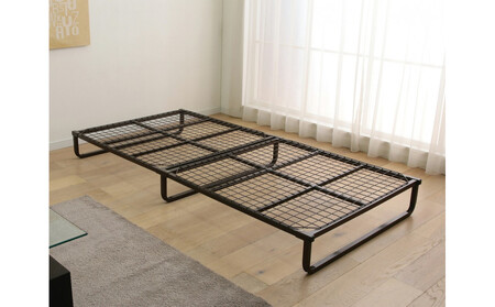 ベッド フレームベッド パイプ アイリスオーヤマ 通気性 新生活 一人暮らし 収納 FMB-S ブラウン