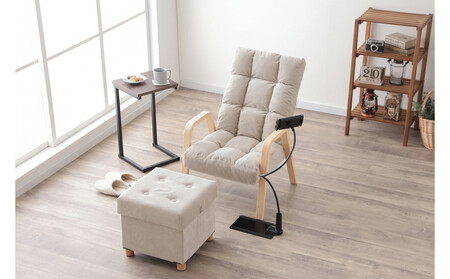 イス ウッドアームチェア WAC-M ベージュ