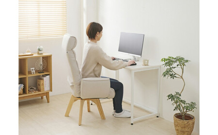 イス 回転ファブリックチェア ハイバック FACN-KHB アイボリー