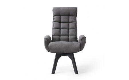 イス 回転ファブリックチェア ハイバック FACN-KHB アッシュ