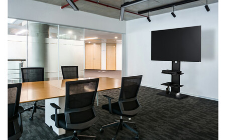 テレビ台 スタンドテレビ台 UTS-700R-BO ブラックオーク