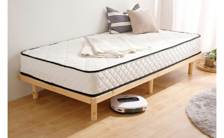 ベッド 高耐荷重すのこベッド HWB-S ナチュラル