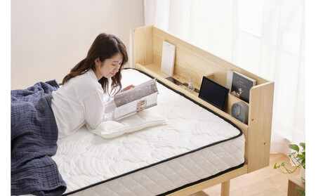 ベッド 宮付き高耐荷重すのこベッド HWBM-SD ナチュラル
