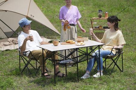 キャンプチェア　ハイタイプ　CC-HIGH　ベージュ