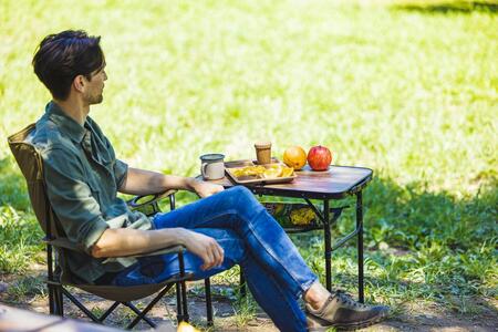 キャンプチェア ハイタイプ CC-HIGH カーキ