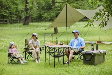 キャンプチェア ハイタイプ CC-HIGH カーキ