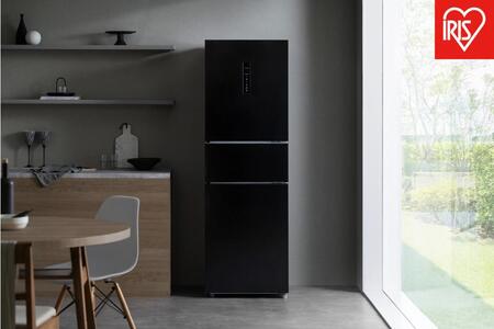 冷蔵庫 ノンフロン冷凍冷蔵庫 235L IRSN-HF24A-B ブラック