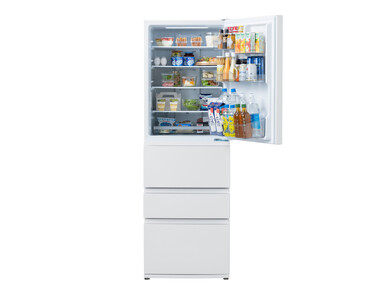 冷蔵庫 冷凍冷蔵庫 371L IRSN-37A-W ホワイト