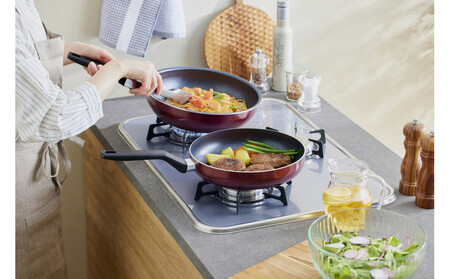 フライパン ダイヤモンドコートフライパン炒め鍋 IH・ガス火両用26cm VDI-W26 ワインレッド