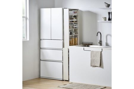 キッチン隙間収納ラック KSRーH140 ホワイト