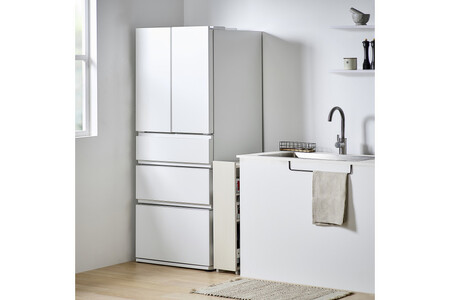 キッチン隙間収納ラック KSRーL180 ホワイト