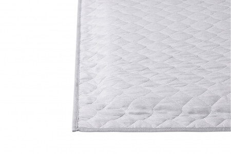 はがして洗える　Ｈａｇａｓｈ　カバー杢キルト　HAGCM-1824　グレー