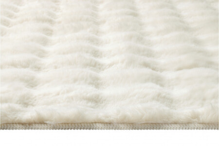 はがして洗える Hagash カバーラビットファー調 HAGCR-1318 ホワイト