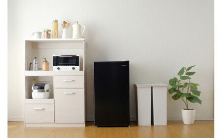 冷蔵庫 93L IRJD-9B-B ブラック