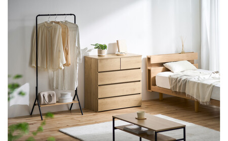 組立簡単ウッドチェスト KKWCｰ790 ナチュラル