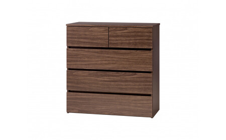 組立簡単ウッドチェスト KKWCー790 ウォールナット