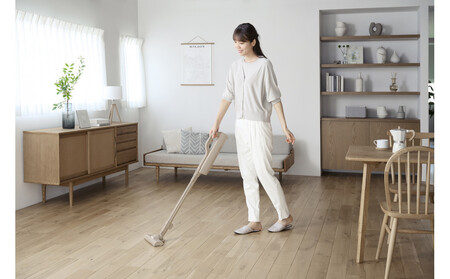 充電式紙パックスティッククリーナー SBD-202P-HC グレージュ